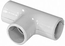 Тройник разборный ПВХ IEK TIG Д=20 IP40 серый картинка